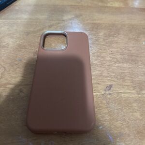 Brown Silicone Phone Case for iPhone - Protective Soft Cover